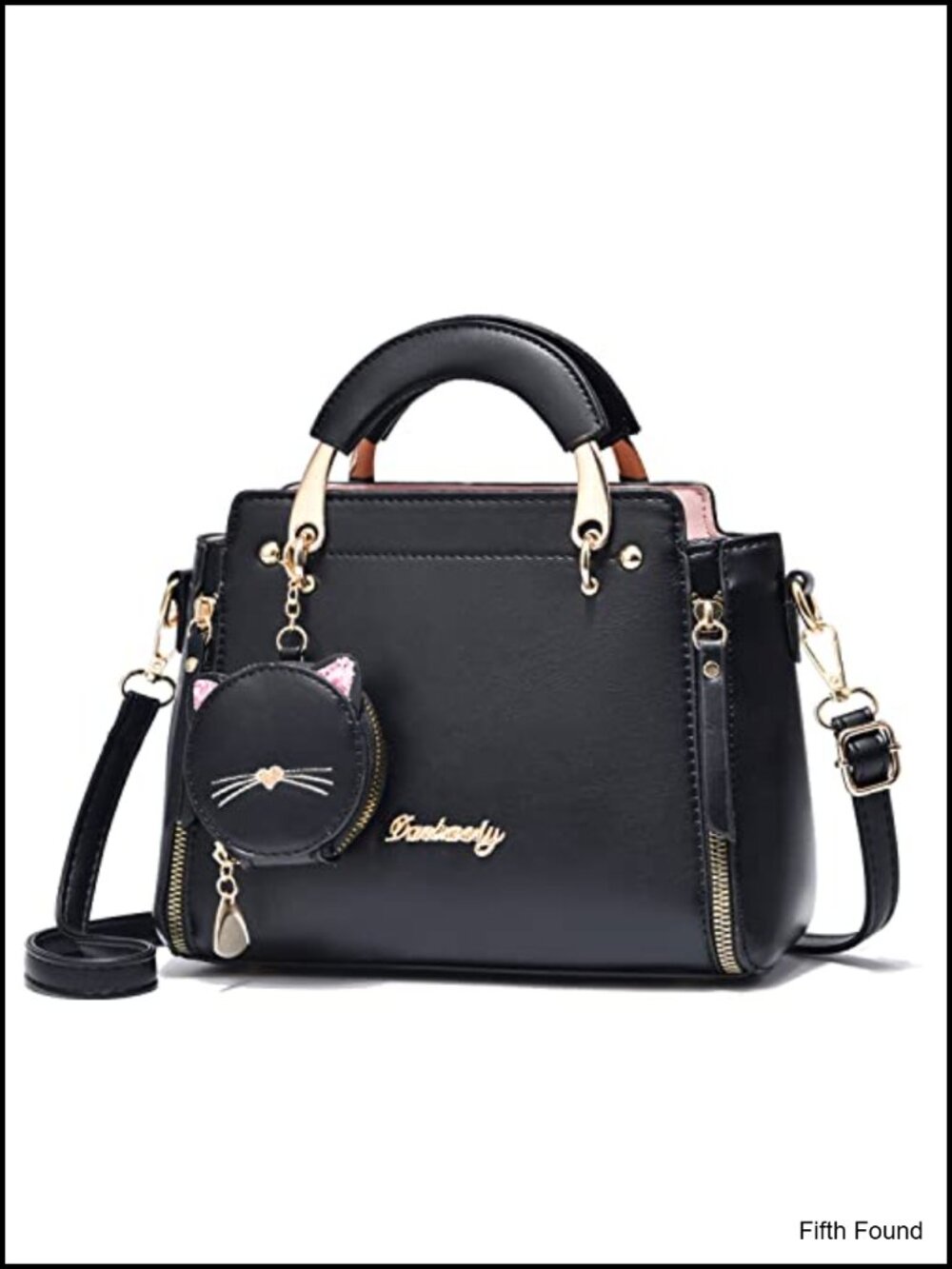 PU Leather Crossbody Satchel Top Handle Shoulder Bag Small Tote